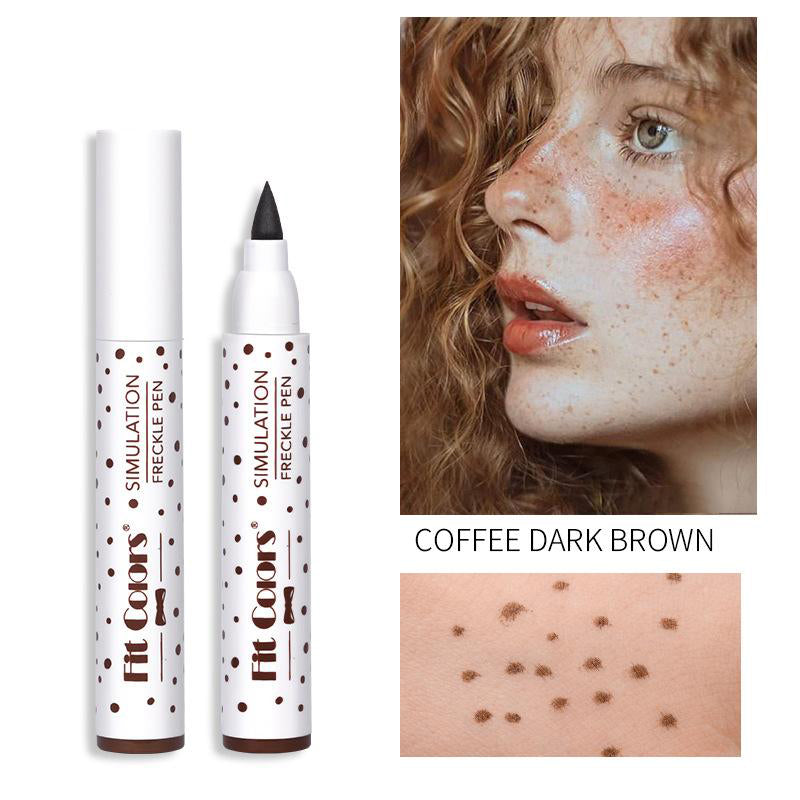 Natural Simulation Freckle Pen Color Rendering Waterproof Sweat-Proof Smear-Proof Makeup Freckle Pen