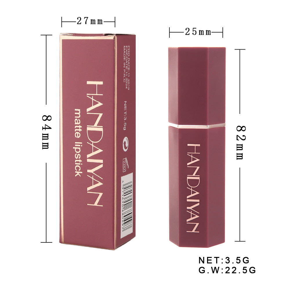 LS03 Hot Sale 6 Colors Matte Finish Lipstick Lip Balm