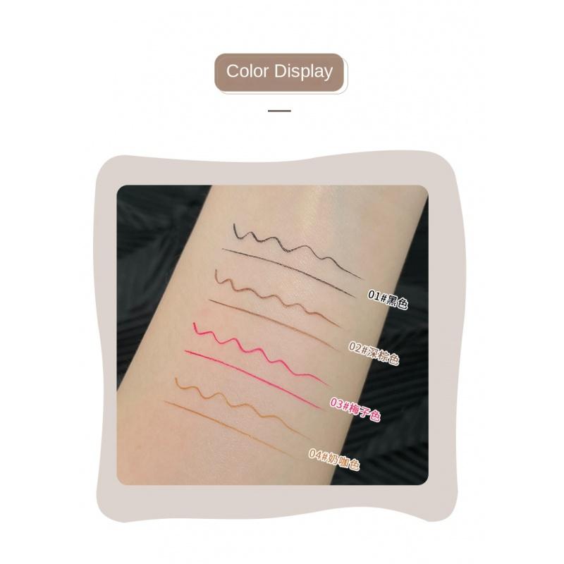EL10 Small Silver Tube String Color Liquid Eyeliner Naturally Waterproof Quick-Drying Not Easy to Smudge Simulation Lower Eyelash Eyeliner