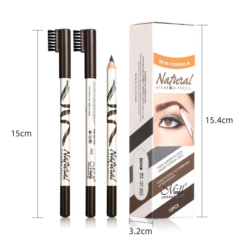 Eb03 Menow Miele P135 Eyebrow Pencil Fine Eyebrow Five Colors Distinct Look Makeup