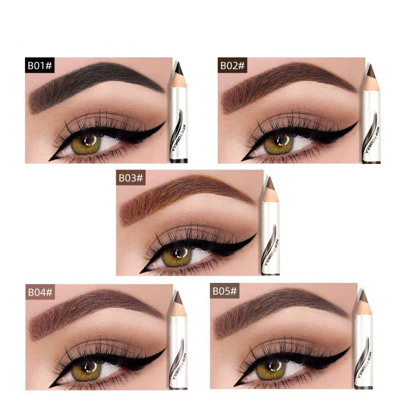 Eb03 Menow Miele P135 Eyebrow Pencil Fine Eyebrow Five Colors Distinct Look Makeup
