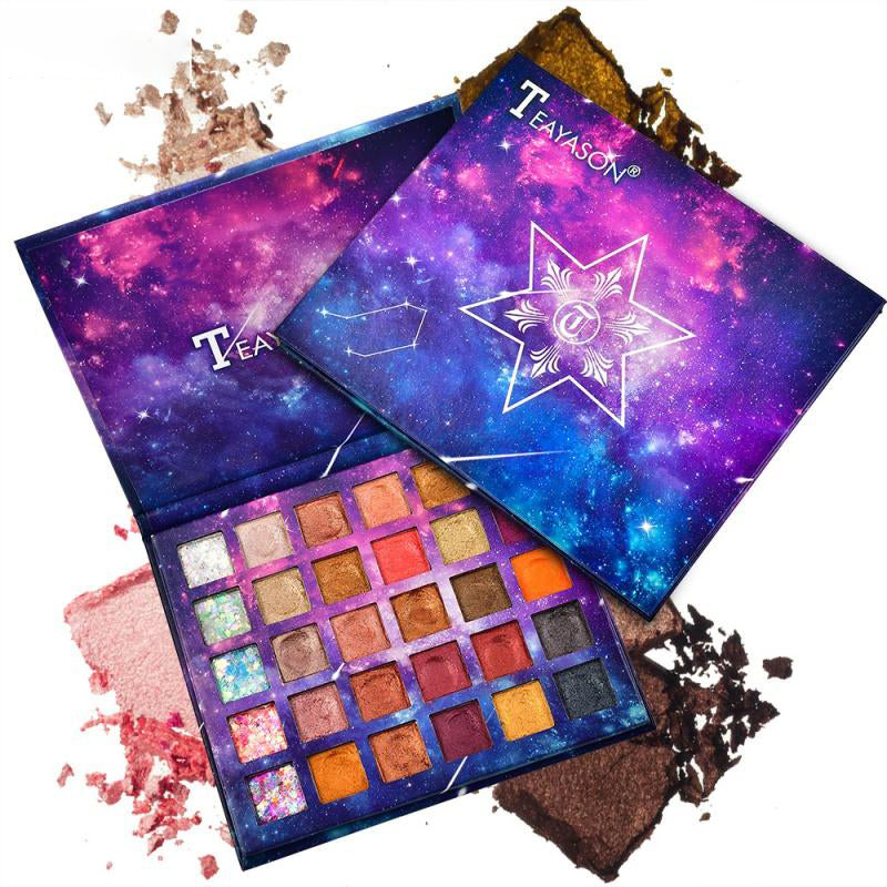 ES07 Sequin Gel Eye Shadow Shimmering Powder Shimmer Pearlescent Wet Mashed Potatoes Eye Shadow Not Easy to Makeup Multicolor Eye Shadow Plate