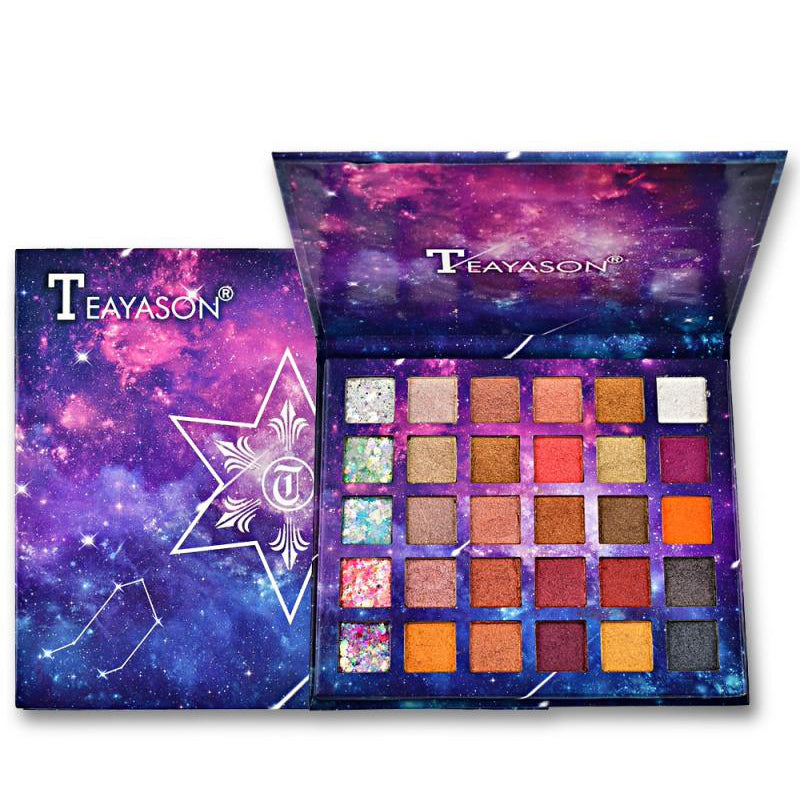 ES07 Sequin Gel Eye Shadow Shimmering Powder Shimmer Pearlescent Wet Mashed Potatoes Eye Shadow Not Easy to Makeup Multicolor Eye Shadow Plate