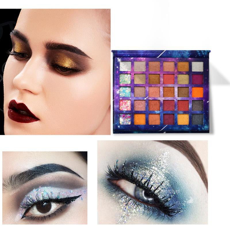 ES07 Sequin Gel Eye Shadow Shimmering Powder Shimmer Pearlescent Wet Mashed Potatoes Eye Shadow Not Easy to Makeup Multicolor Eye Shadow Plate