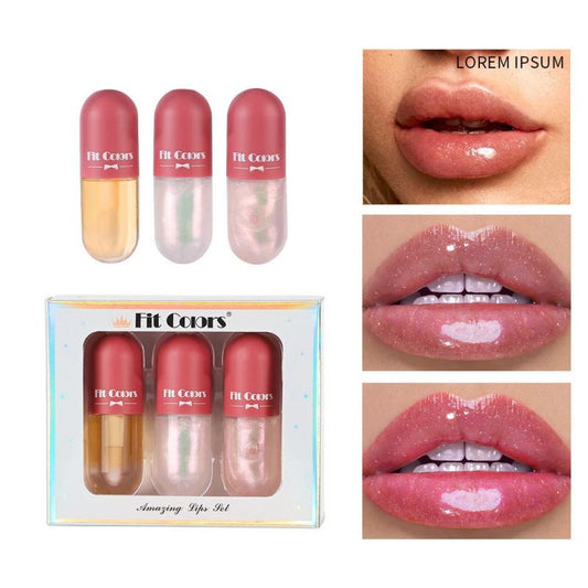Lp03 Popular Lip Lip Stain Pearlescent Thin and Glittering Moisturizing Hydrating Temperature Control Color Changing Lip Gloss Lip Gloss Liquid Box