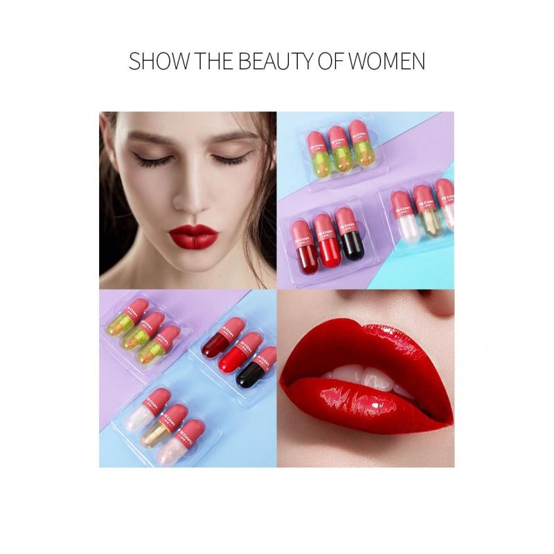 Lp03 Popular Lip Lip Stain Pearlescent Thin and Glittering Moisturizing Hydrating Temperature Control Color Changing Lip Gloss Lip Gloss Liquid Box