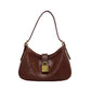 Mini Hobo Lock Bag in Vintage Brown – Shoulder & Underarm Carry