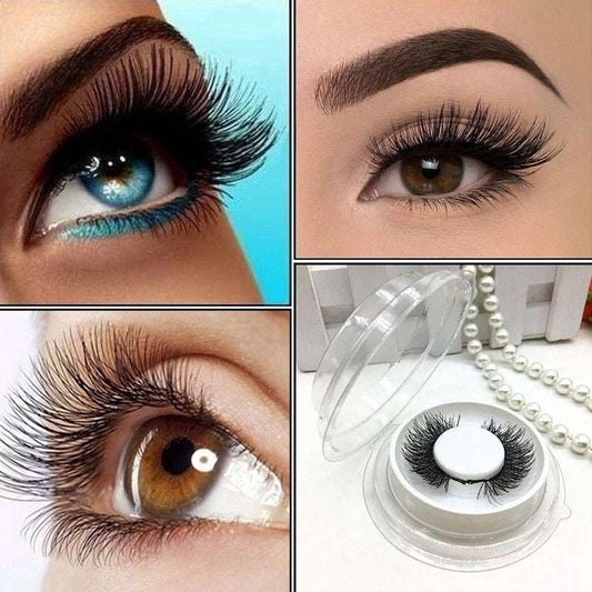 3D Magnetic Eyelashes With 3 Magnets Magnetic Lashes Natural Long False Eyelashes Magnet Eyelash Extension Makeup Tools