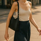 Effortless Elegance: Minimalist Pebbled Leather Hobo Bag