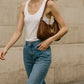 Mini Hobo Lock Bag in Vintage Brown – Shoulder & Underarm Carry