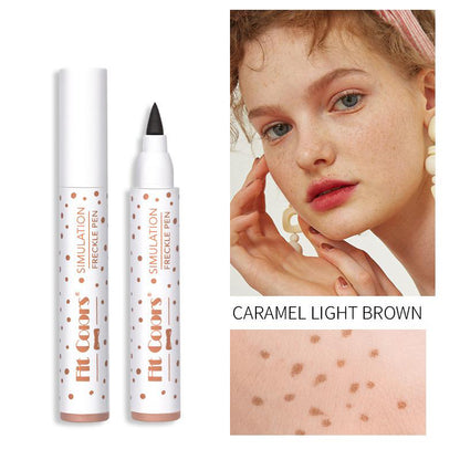 Natural Simulation Freckle Pen Color Rendering Waterproof Sweat-Proof Smear-Proof Makeup Freckle Pen