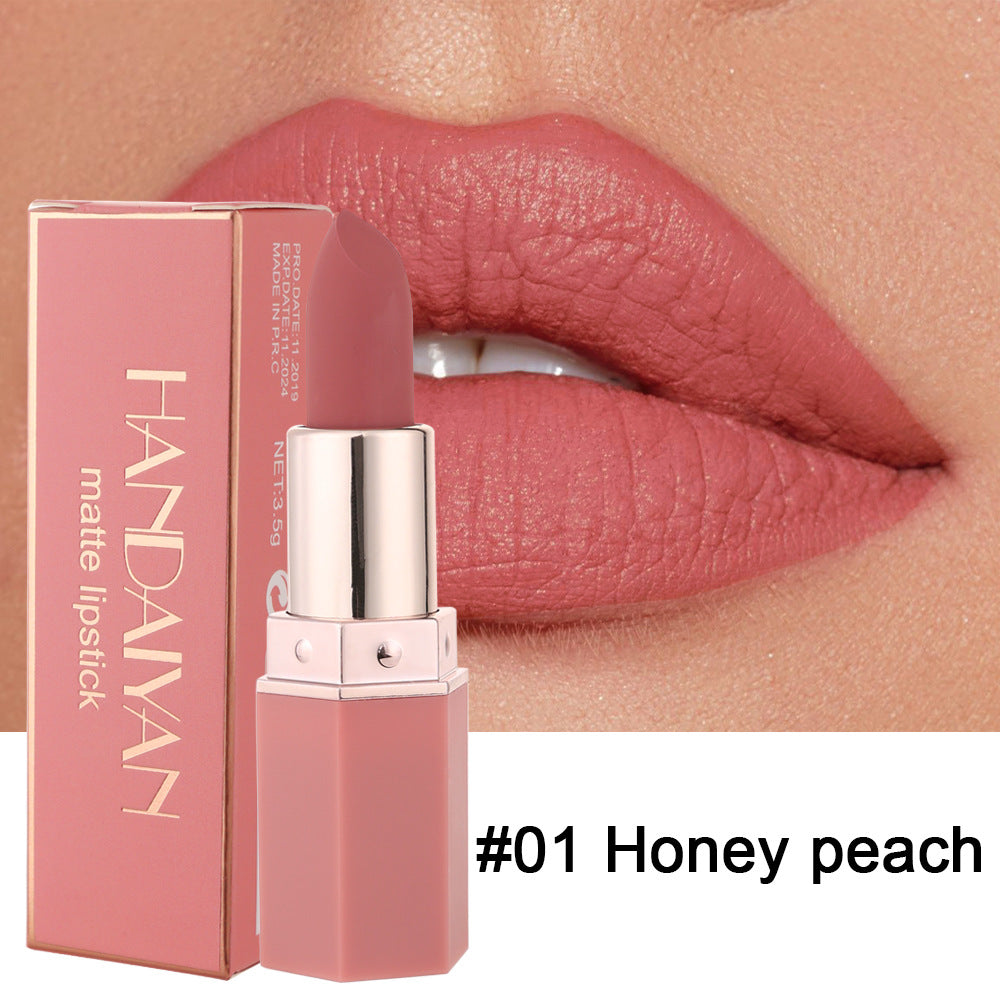 LS03 Hot Sale 6 Colors Matte Finish Lipstick Lip Balm