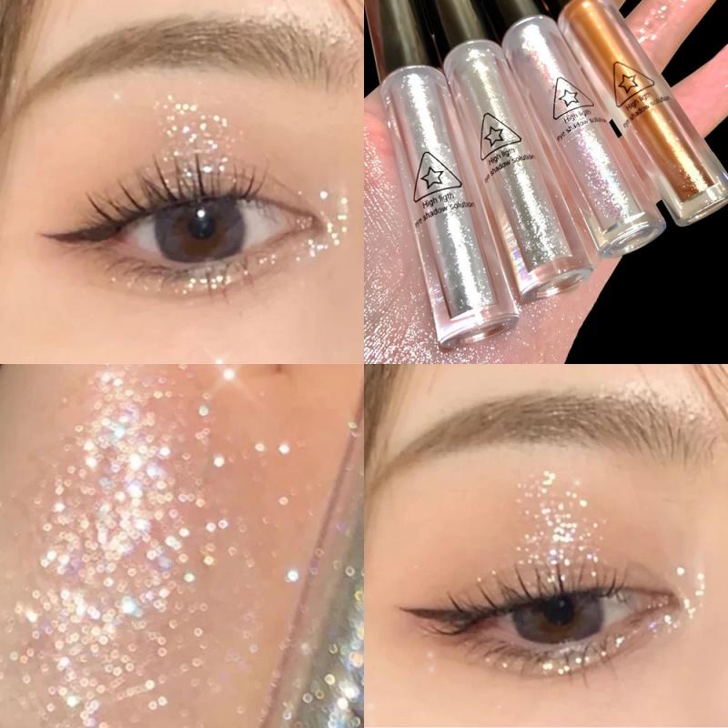 ES08 a Drop of Tears Liquid Eye Shadow Shiny Crystal Shimmer Sequins Eye Shadow Pen Brightening Monochrome Liquid Eye Shadow Face Lift Cream