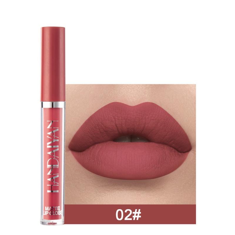 LS04 Matte Liquid Lipstick Matte No Stain on Cup Lip Gloss Lip Glaze