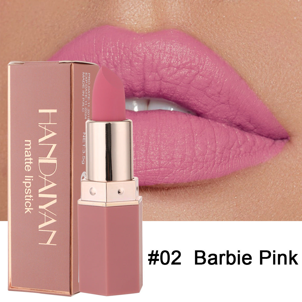 LS03 Hot Sale 6 Colors Matte Finish Lipstick Lip Balm