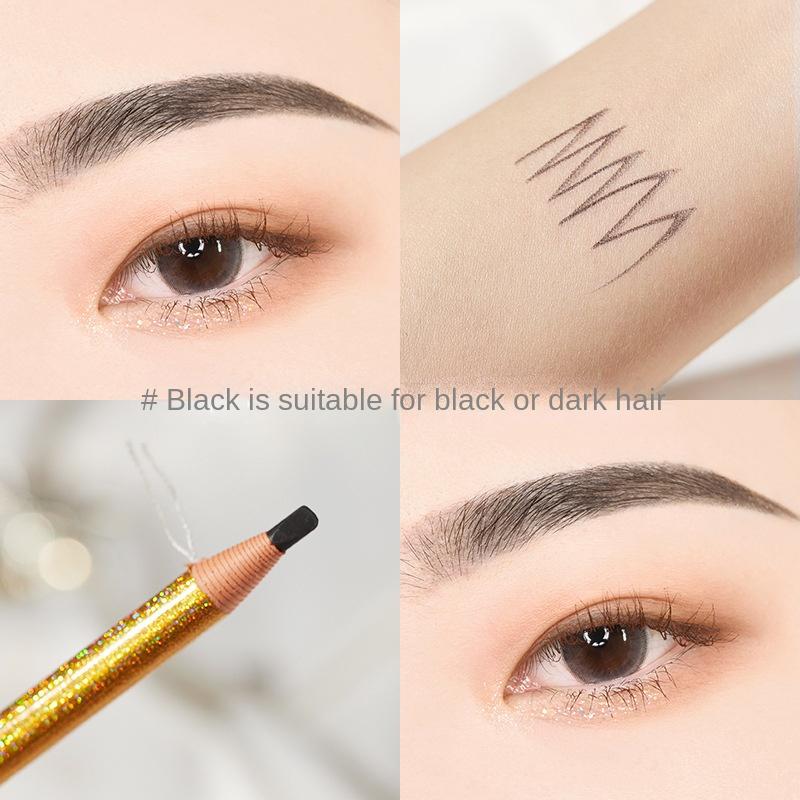 EB06 New Laser Line Drawing Eyebrow Pencil Waterproof Sweat-Proof Long Lasting and Does Not Fade Easy to Draw Makeup for Beginners