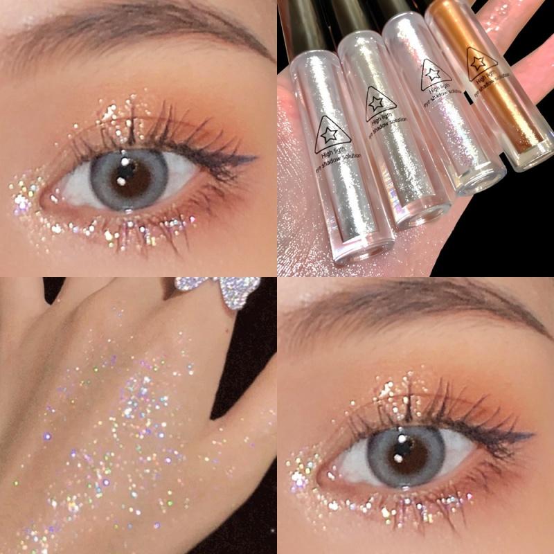 ES08 a Drop of Tears Liquid Eye Shadow Shiny Crystal Shimmer Sequins Eye Shadow Pen Brightening Monochrome Liquid Eye Shadow Face Lift Cream