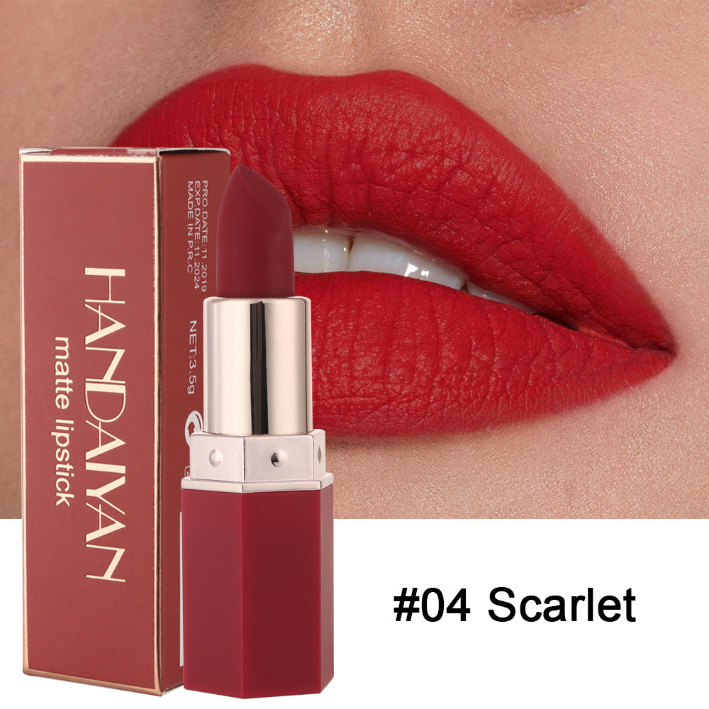 LS03 Hot Sale 6 Colors Matte Finish Lipstick Lip Balm