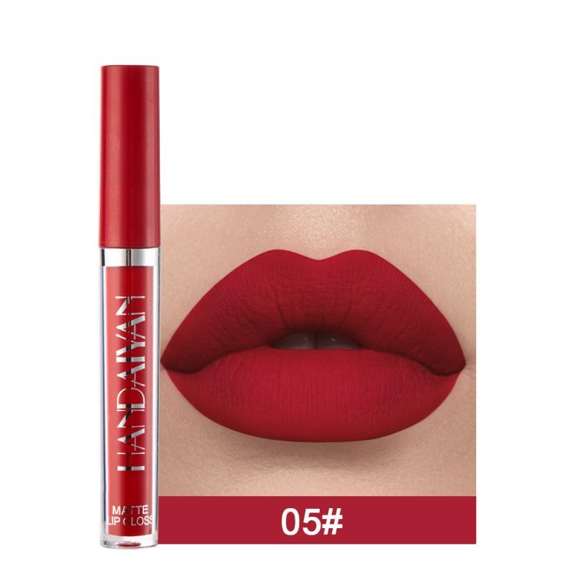 LS04 Matte Liquid Lipstick Matte No Stain on Cup Lip Gloss Lip Glaze