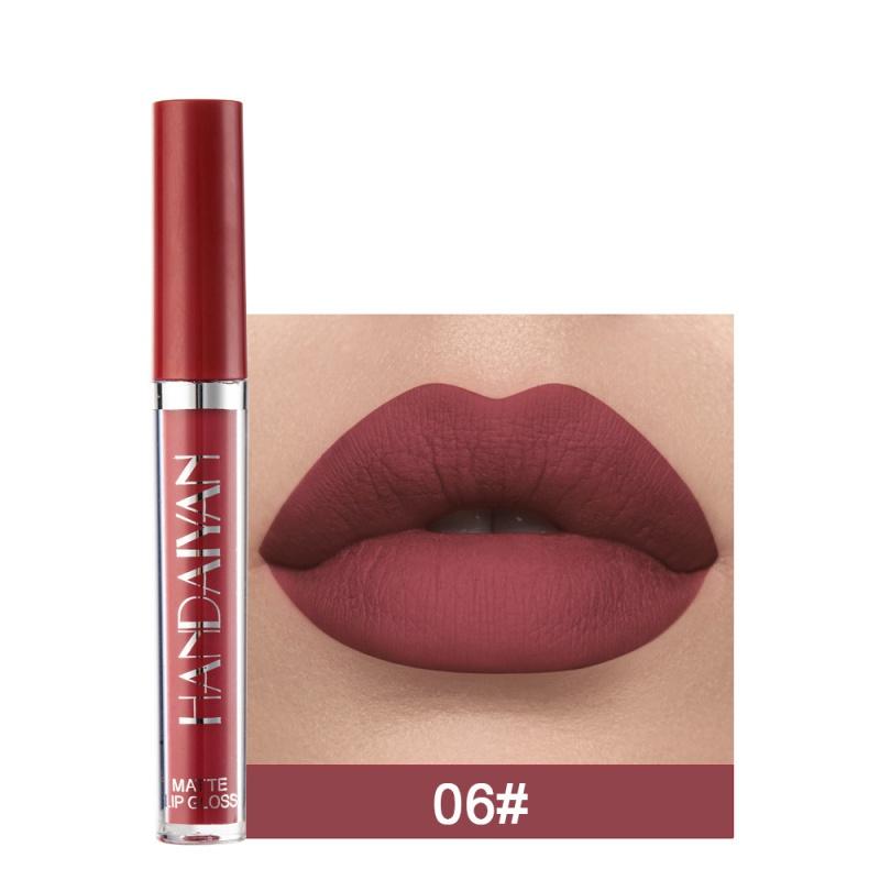 LS04 Matte Liquid Lipstick Matte No Stain on Cup Lip Gloss Lip Glaze