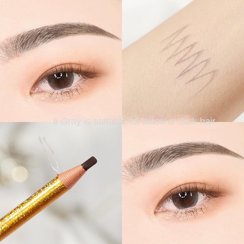 EB06 New Laser Line Drawing Eyebrow Pencil Waterproof Sweat-Proof Long Lasting and Does Not Fade Easy to Draw Makeup for Beginners