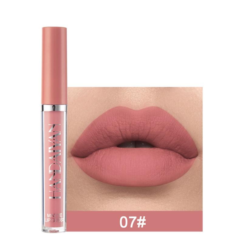 LS04 Matte Liquid Lipstick Matte No Stain on Cup Lip Gloss Lip Glaze