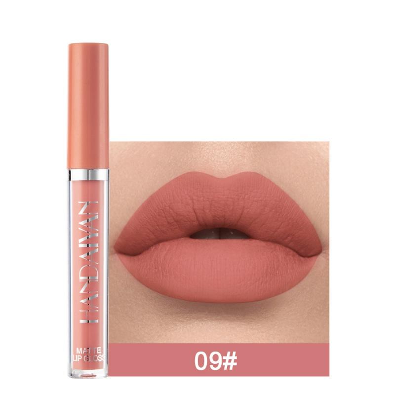 LS04 Matte Liquid Lipstick Matte No Stain on Cup Lip Gloss Lip Glaze