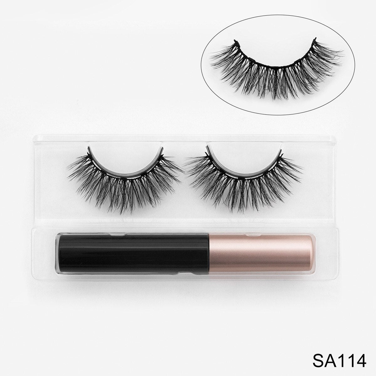 YAPEMAKER Magnetic Eyelashes 3D False Mink Eyelashes Magnet Lashes Magnetic Eyeliner&Tweezer Set Makeup Pestañas Magneticas