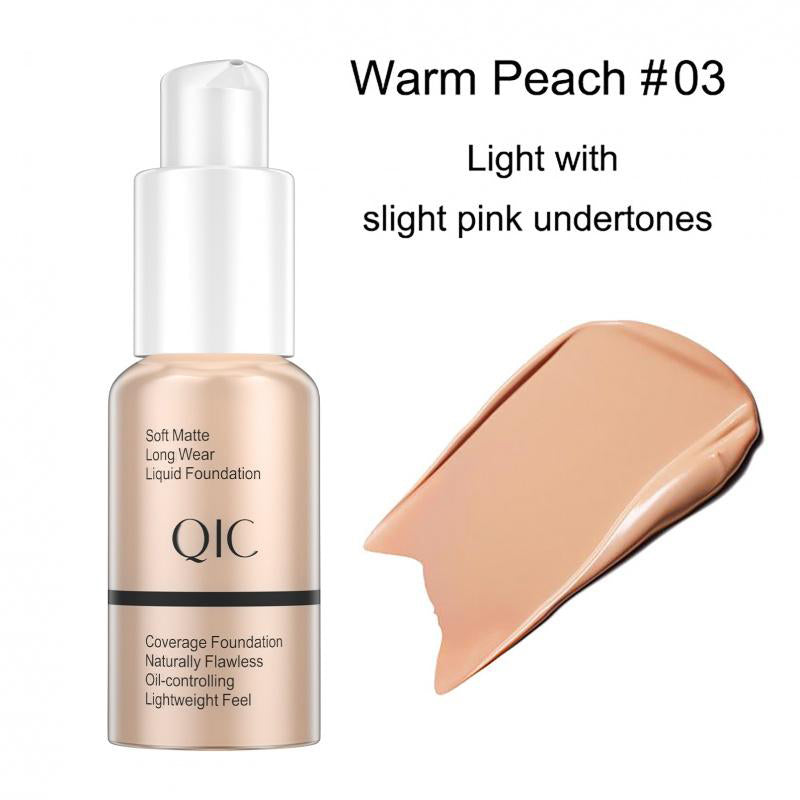 LF01 Liquid Foundation Smear-Proof Makeup Skin Care Moisturizing and Liquid Foundation