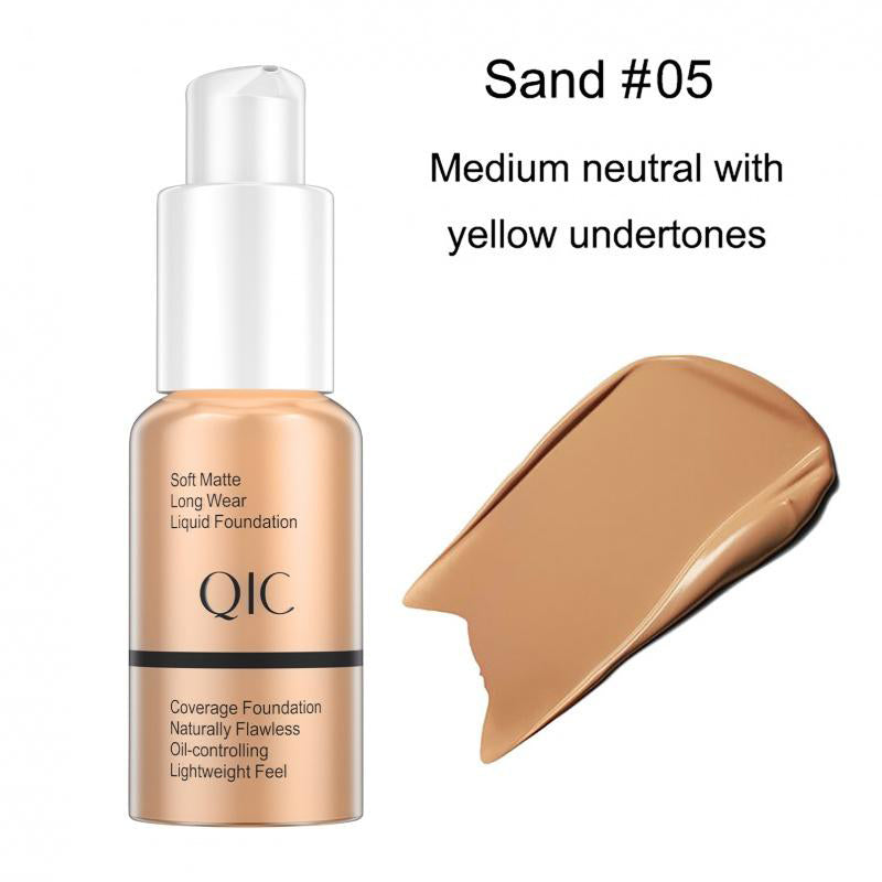 LF01 Liquid Foundation Smear-Proof Makeup Skin Care Moisturizing and Liquid Foundation