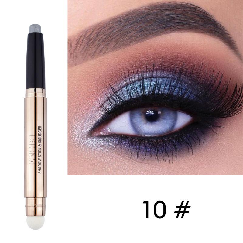 ES10 New Double-Headed Monochrome Eyeliner Pen Pearlescent Crouching Silkworm Eyeshadow Highlight Not Smudge Beauty Makeup