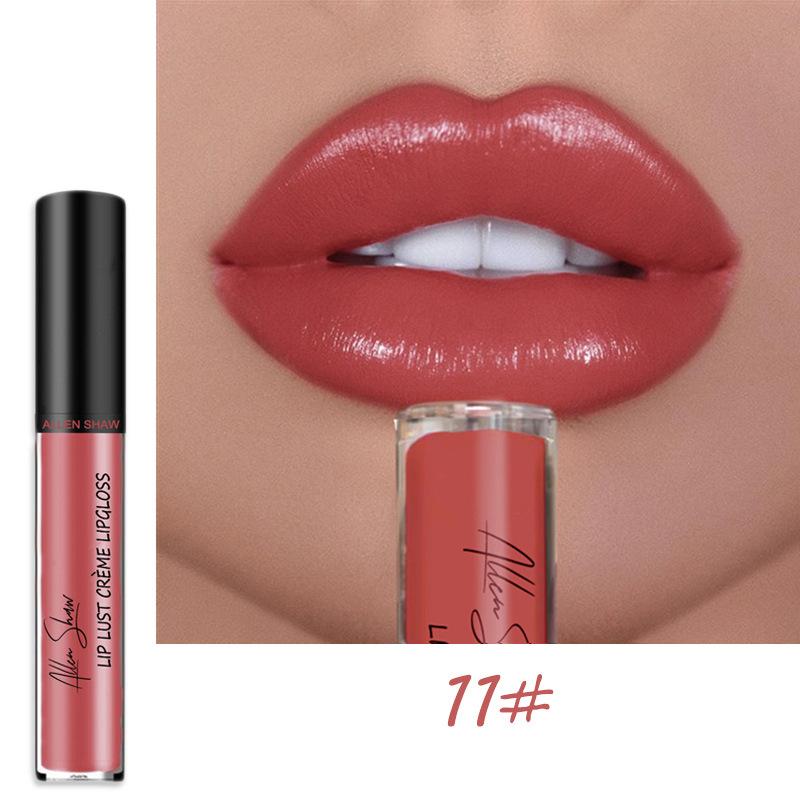 LS02 Lipstick Lip Glaze Allen Shaw Creme Cream Lip Gloss European and American Beauty