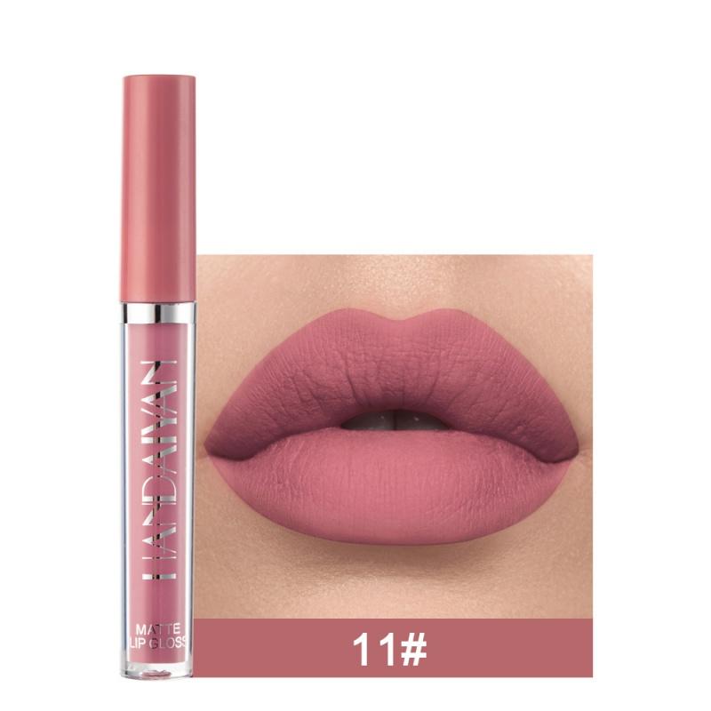 LS04 Matte Liquid Lipstick Matte No Stain on Cup Lip Gloss Lip Glaze