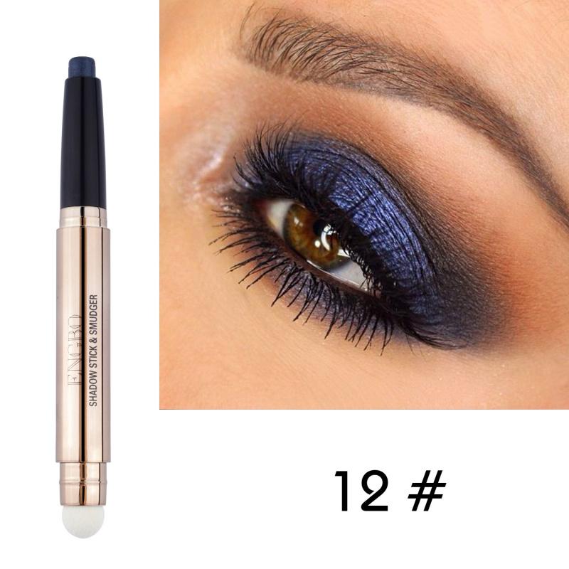 ES10 New Double-Headed Monochrome Eyeliner Pen Pearlescent Crouching Silkworm Eyeshadow Highlight Not Smudge Beauty Makeup