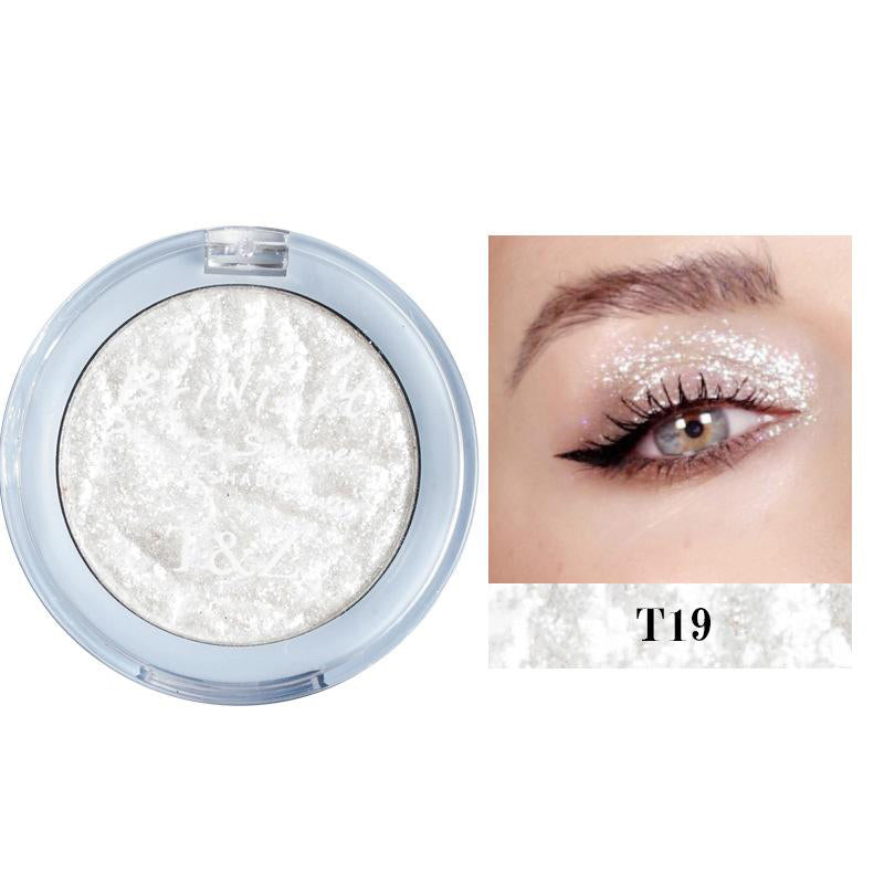 Es06 Eye Shadow Shimmering Powder Shimmer Thin and Glittering Long Lasting Smear-Proof Makeup