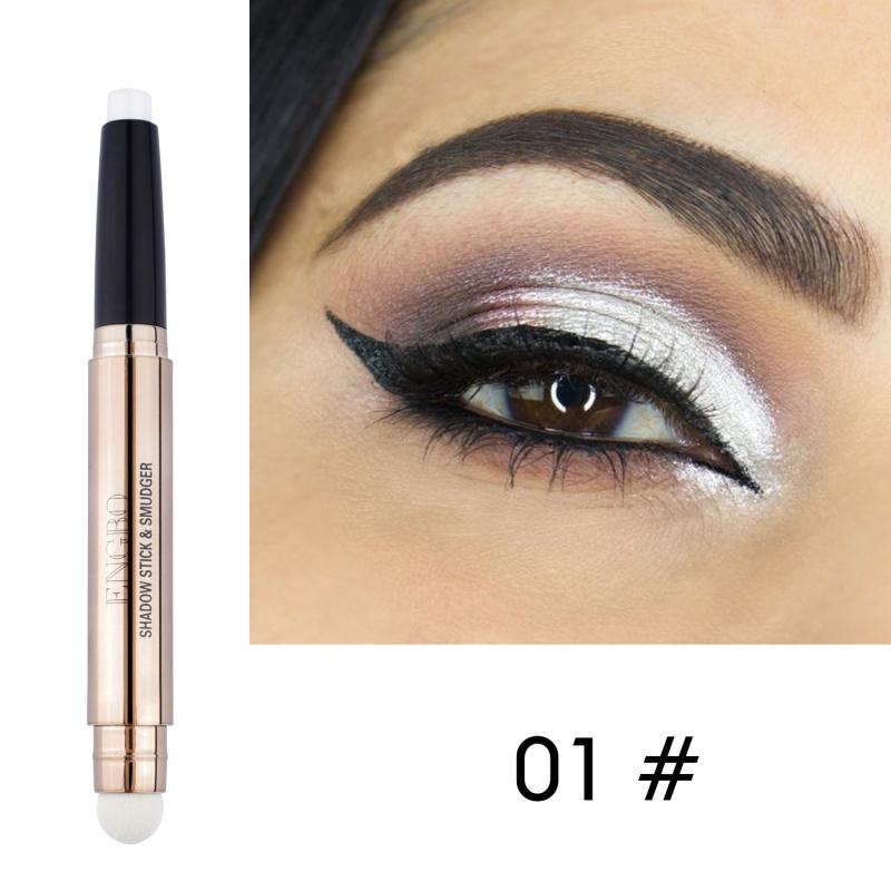 ES10 New Double-Headed Monochrome Eyeliner Pen Pearlescent Crouching Silkworm Eyeshadow Highlight Not Smudge Beauty Makeup