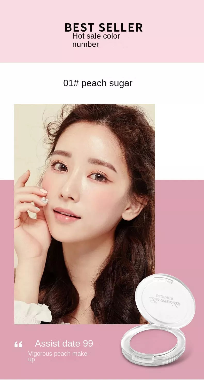 BL04 Rouge Blusher Plate Nude Makeup Repair Monochrome Beginner Female Monochrome Blushndomly Sent Cannot Be Specified