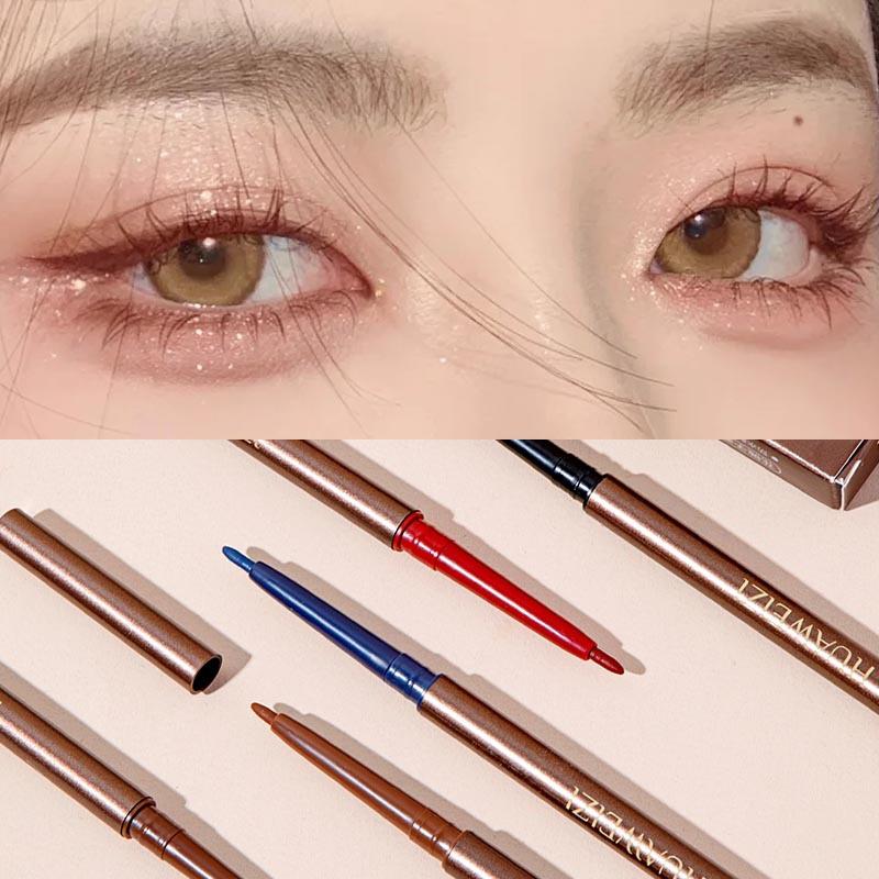 EL04 Eyeliner Cool Black and Quick Dry Not Smudge Smear-Proof Makeup Waterproof Black Long Lasting Eyeliner