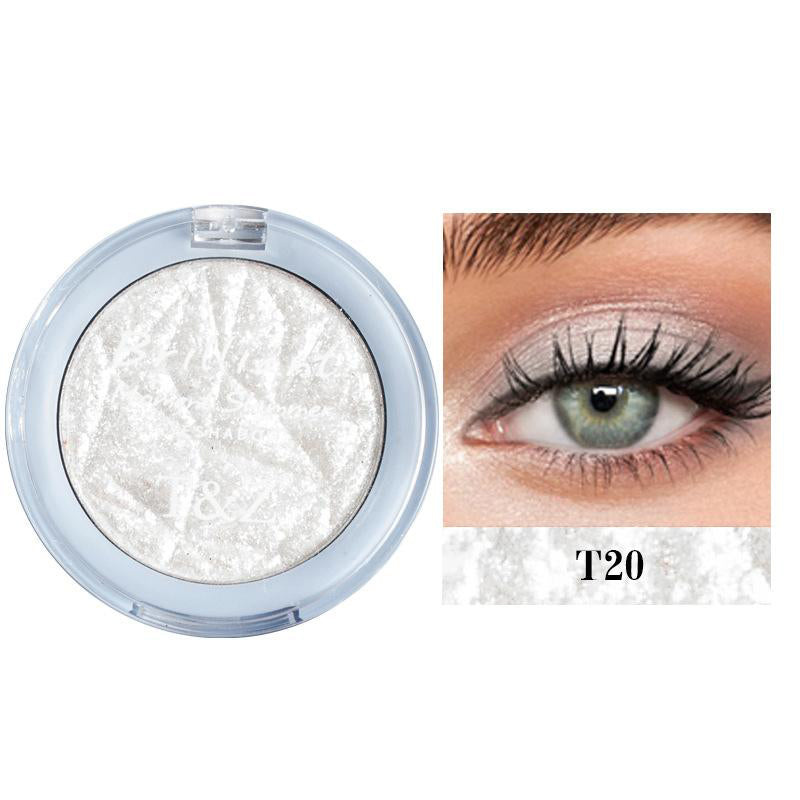 Es06 Eye Shadow Shimmering Powder Shimmer Thin and Glittering Long Lasting Smear-Proof Makeup