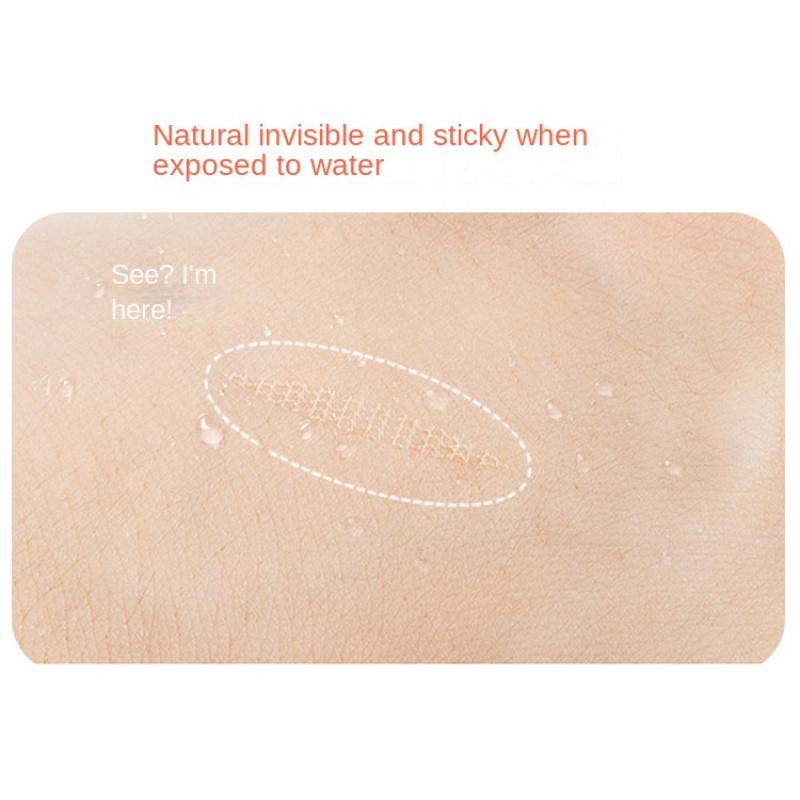 EM07 Partial Lace Double Eyelid Stickers Water Sticking Fine Adjustment Eye Beauty Tape Breathable Mesh Water Sticking Invisible Adjustment Type