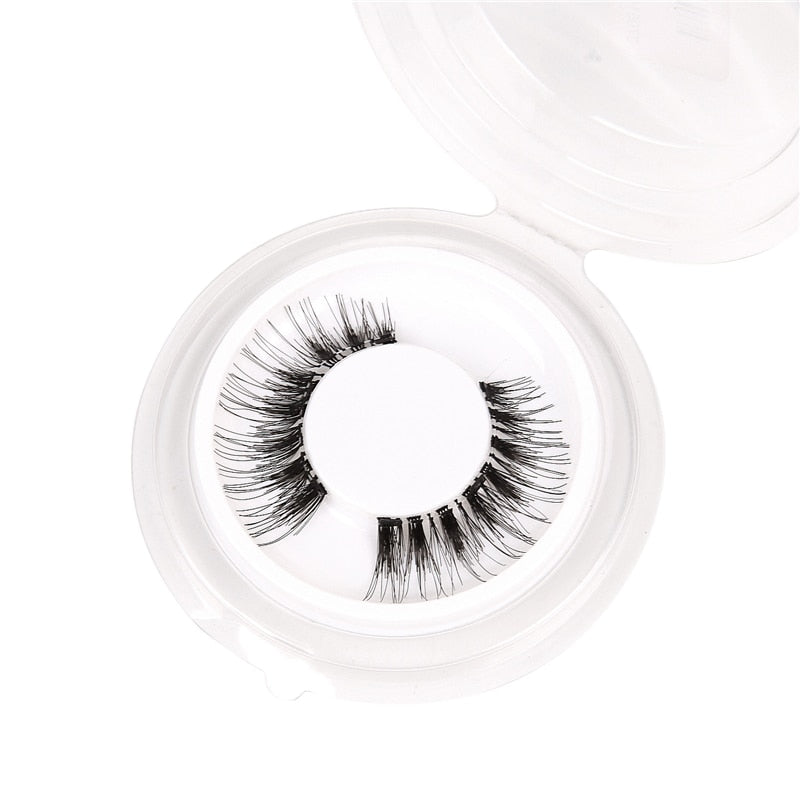 3D Magnetic Eyelashes With 3 Magnets Magnetic Lashes Natural Long False Eyelashes Magnet Eyelash Extension Makeup Tools