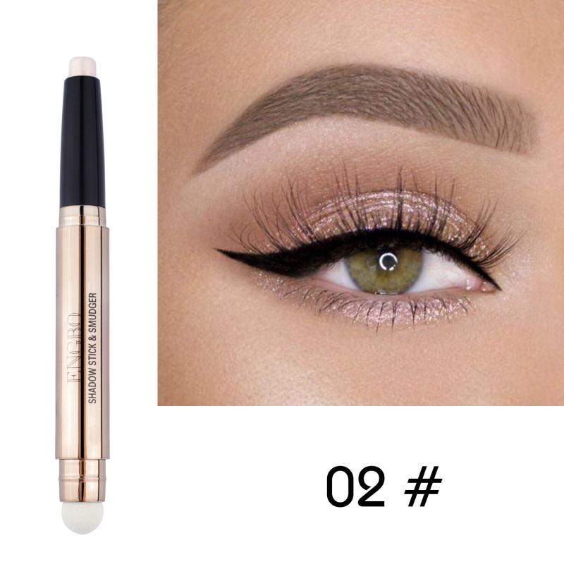 ES10 New Double-Headed Monochrome Eyeliner Pen Pearlescent Crouching Silkworm Eyeshadow Highlight Not Smudge Beauty Makeup