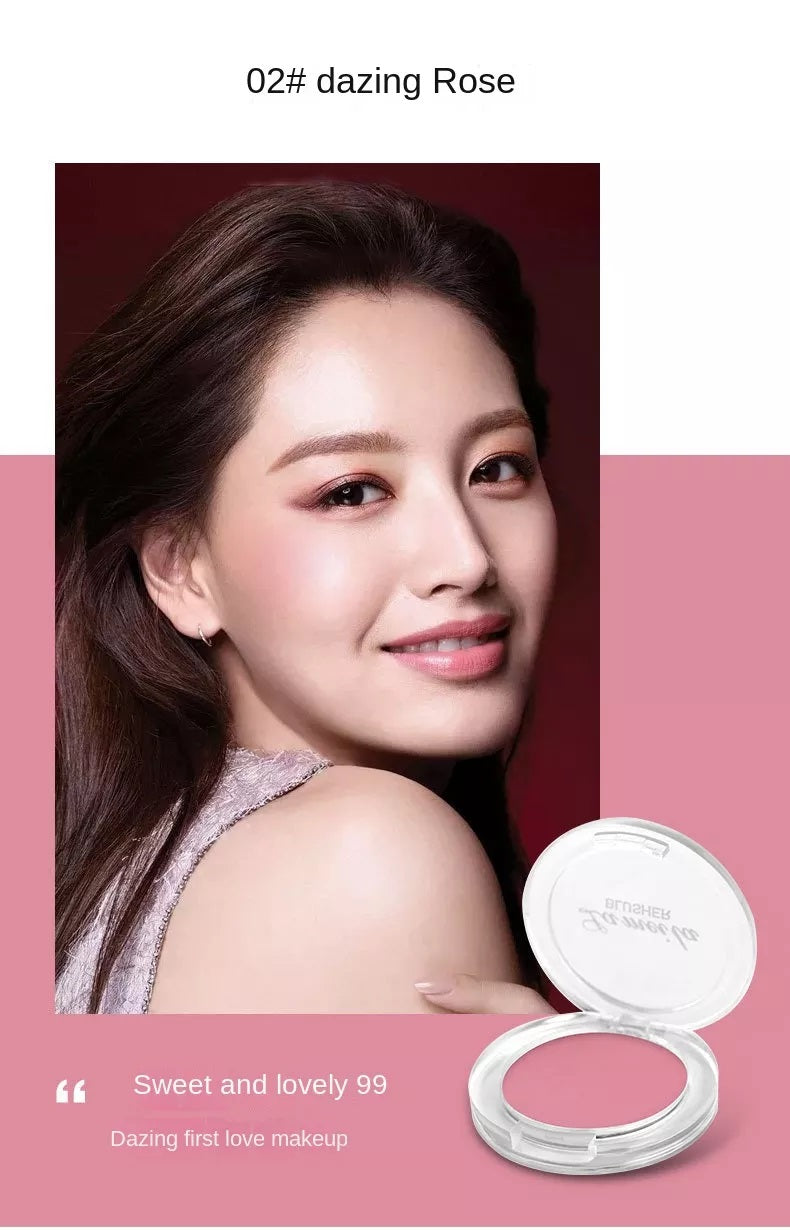 BL04 Rouge Blusher Plate Nude Makeup Repair Monochrome Beginner Female Monochrome Blushndomly Sent Cannot Be Specified