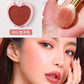 BL05 Rouge Blusher Plate Nude Makeup Repair Monochrome Beginner Female Monochrome Heart Blush