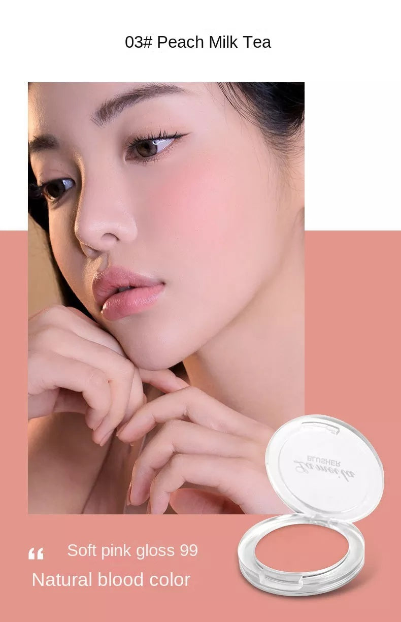 BL04 Rouge Blusher Plate Nude Makeup Repair Monochrome Beginner Female Monochrome Blushndomly Sent Cannot Be Specified