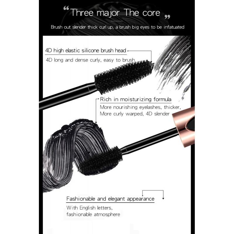 MS04 Fengying Thick Curl 4D Mascara Black Waterproof Not Smudge Everlong Mascara