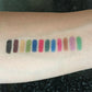 EL07  12 Color Mousse Eye Shadow Glue Pen Eyebrow Pencil Eyeliner Lip Liner Highlight Stick Set
