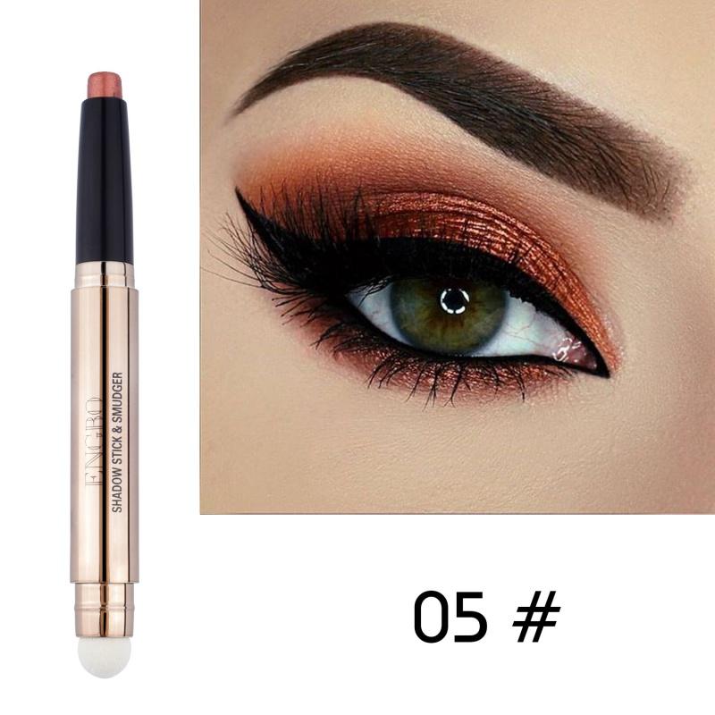 ES10 New Double-Headed Monochrome Eyeliner Pen Pearlescent Crouching Silkworm Eyeshadow Highlight Not Smudge Beauty Makeup