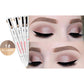 Eb02 Multifunctional Eyebrow Pencil Four-in-One Beauty Tool Four-Color Rotation round Beads Eyebrow Pencil