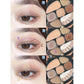 Es05 Eight-Color Amber Eye Shadow Shimmering Powder Shimmer Earth Color Eye Shadow Plate Ins High-Profile Figure